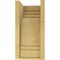 Ekena Millwork 7"W x 7"D x 14"H Wide Pescadero Rough Cedar Woodgrain TimberThane Corbel, Primed Tan CORUR07X07X14PECRCPR - alternate 2